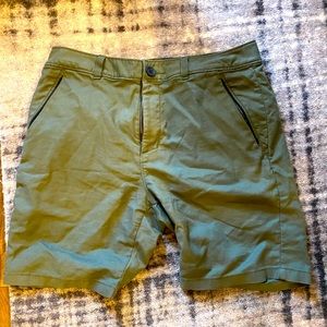 Aether Travel Short Military Green Sz 30